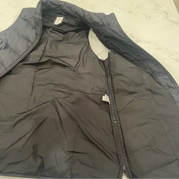 J.Jill Down lined black puffer vest - Picture 12 of 14